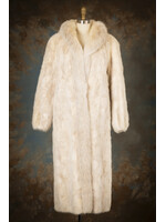 PEARL MINK PIECES COAT W. FOX 8