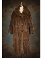 MINK-DYED MUSKRAT COAT