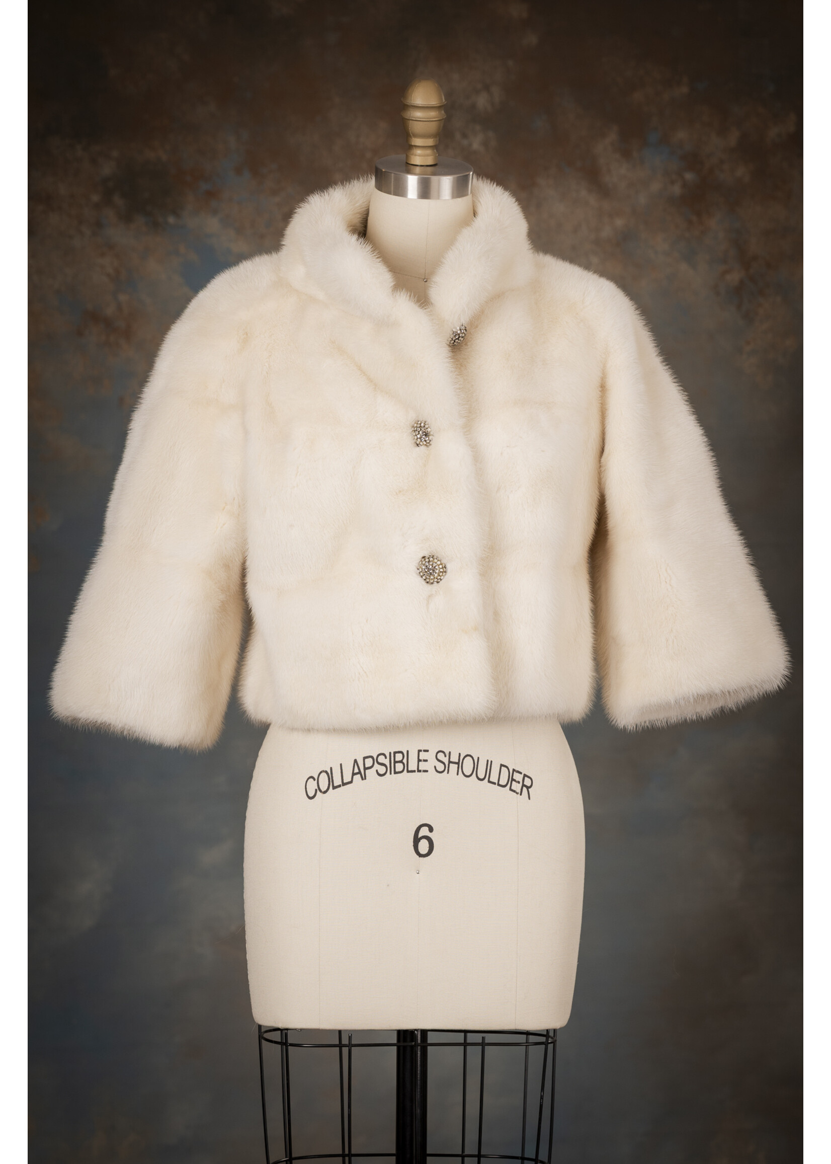 PEARL MINK COCKTAIL JACKET