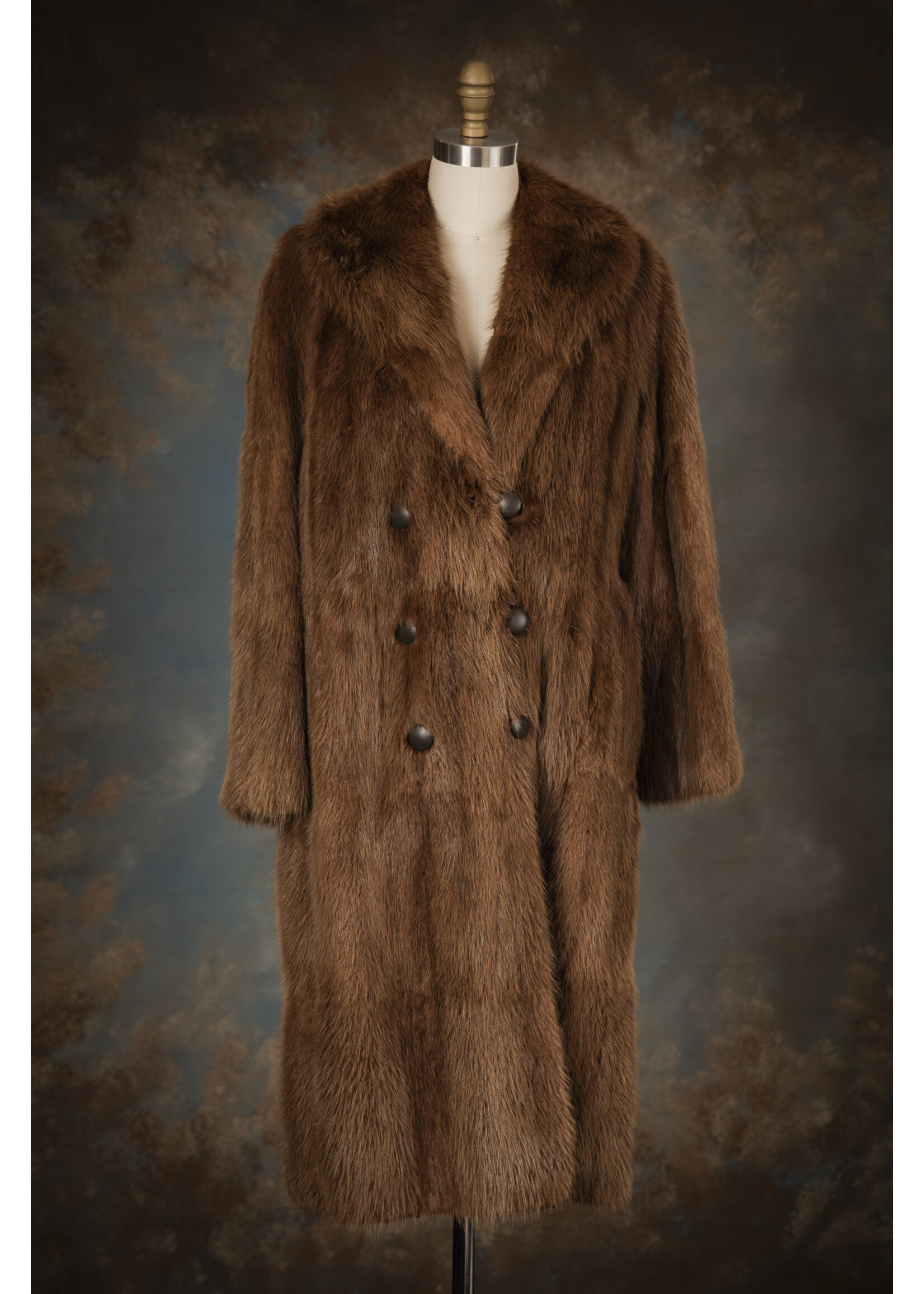 MINK-DYED MUSKRAT COAT 8