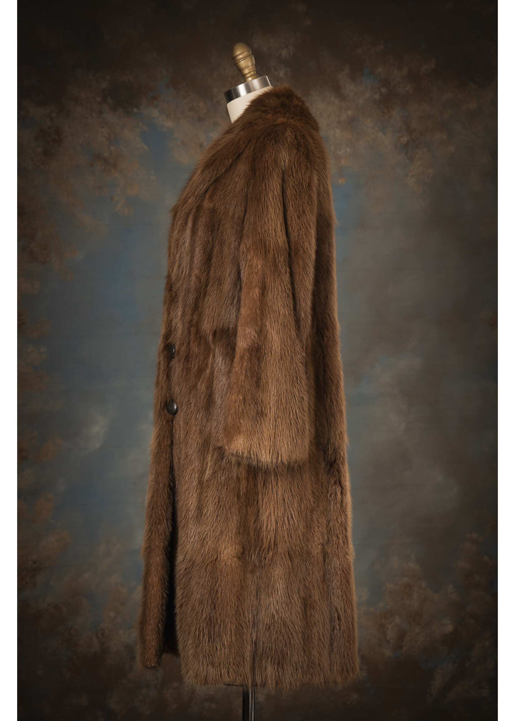 MINK-DYED MUSKRAT COAT 8