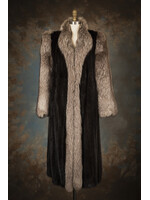 DARK RANCH MINK & INDIGO FOX COAT 6