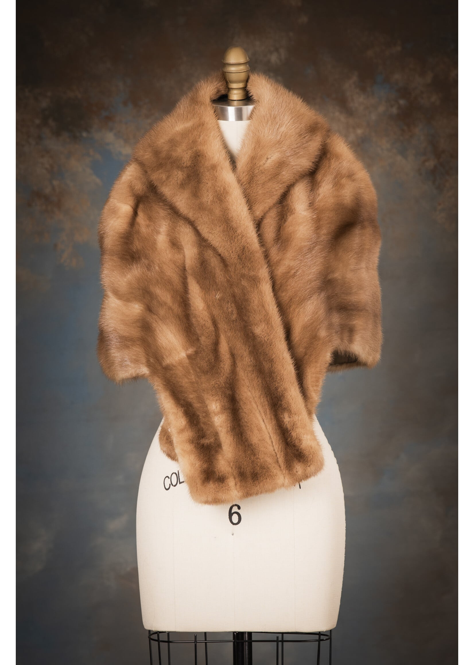 PASTEL MINK STOLE