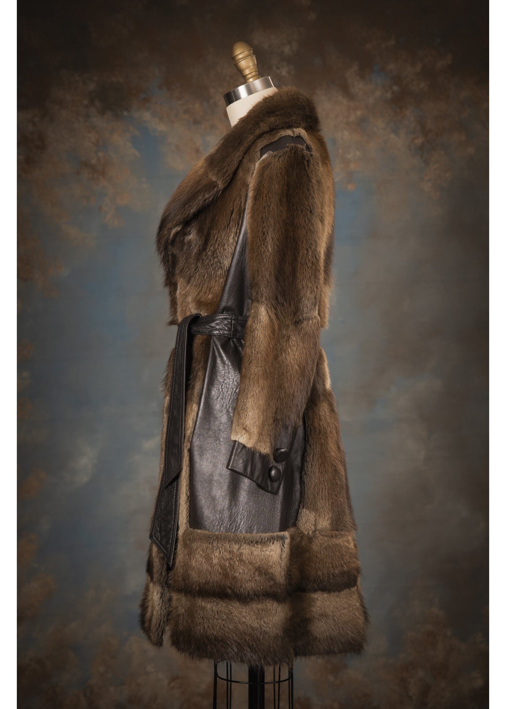 MUSKRAT & LEATHER TRENCH 4