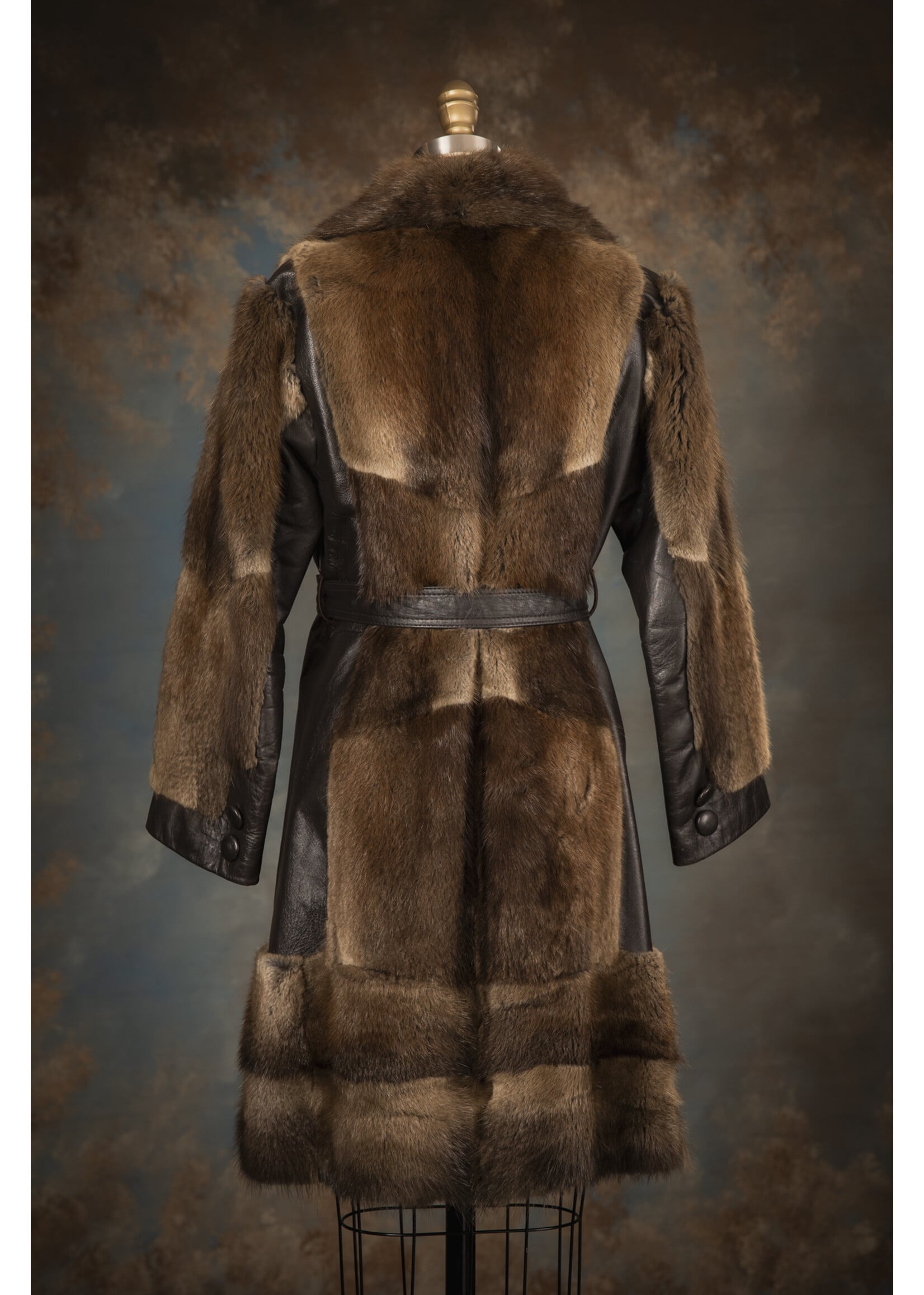 MUSKRAT & LEATHER TRENCH 4