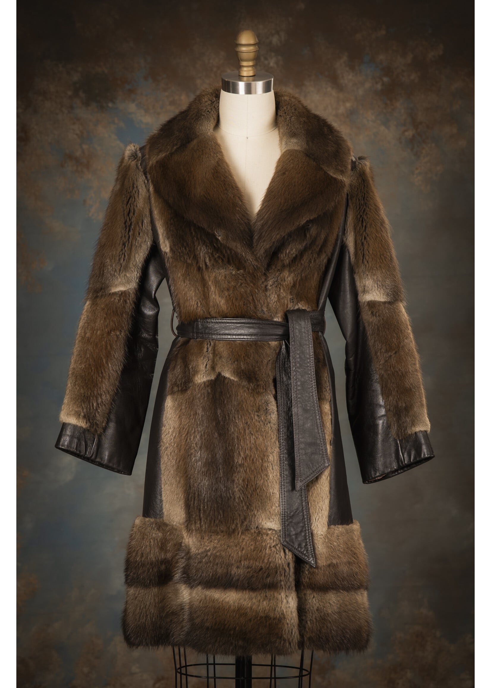 MUSKRAT & LEATHER TRENCH 4