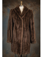 MINK-DYED MUSKRAT COAT 8
