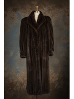 MAHOGANY MINK COAT 8-10