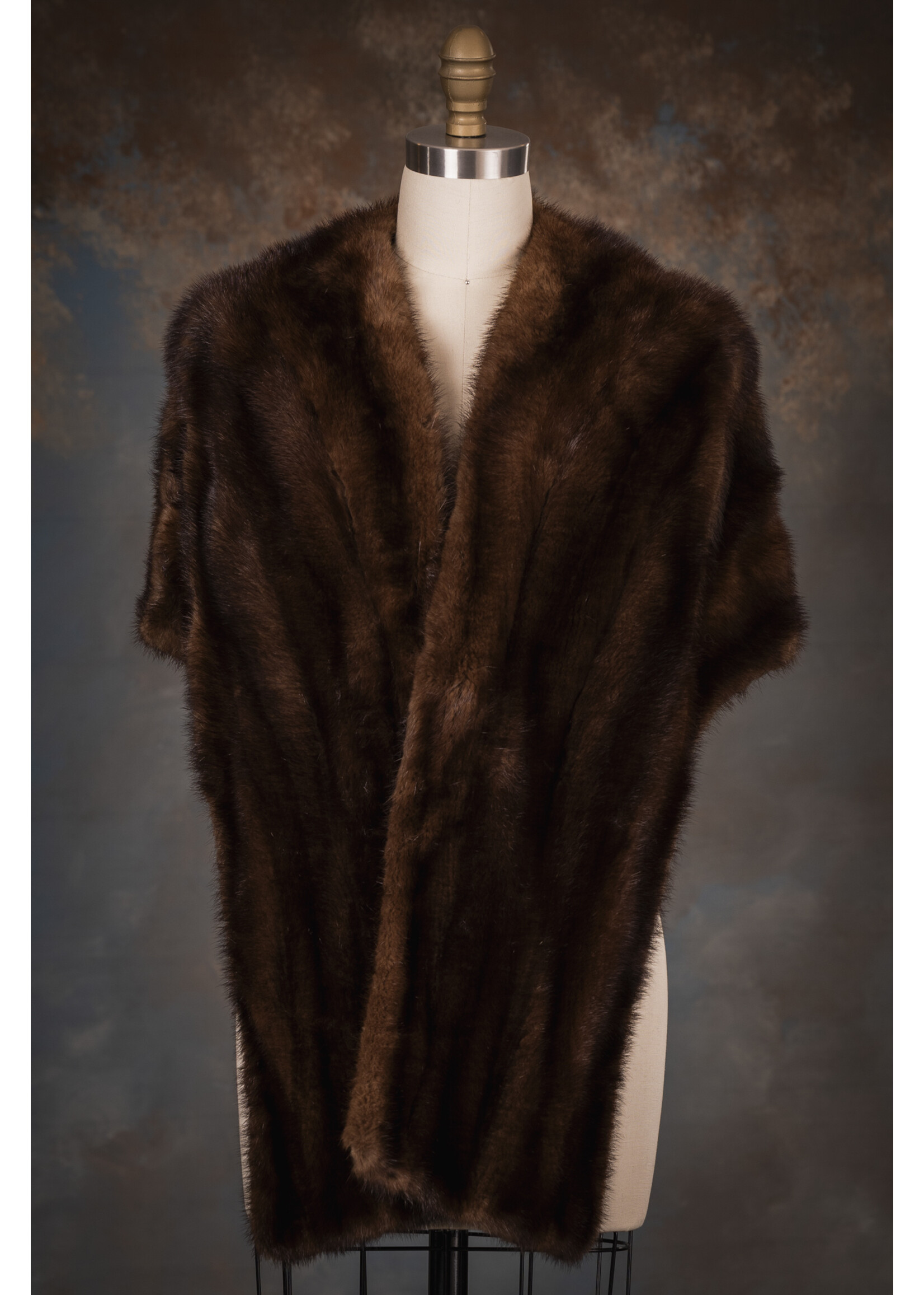 MAHOGANY MINK STOLE