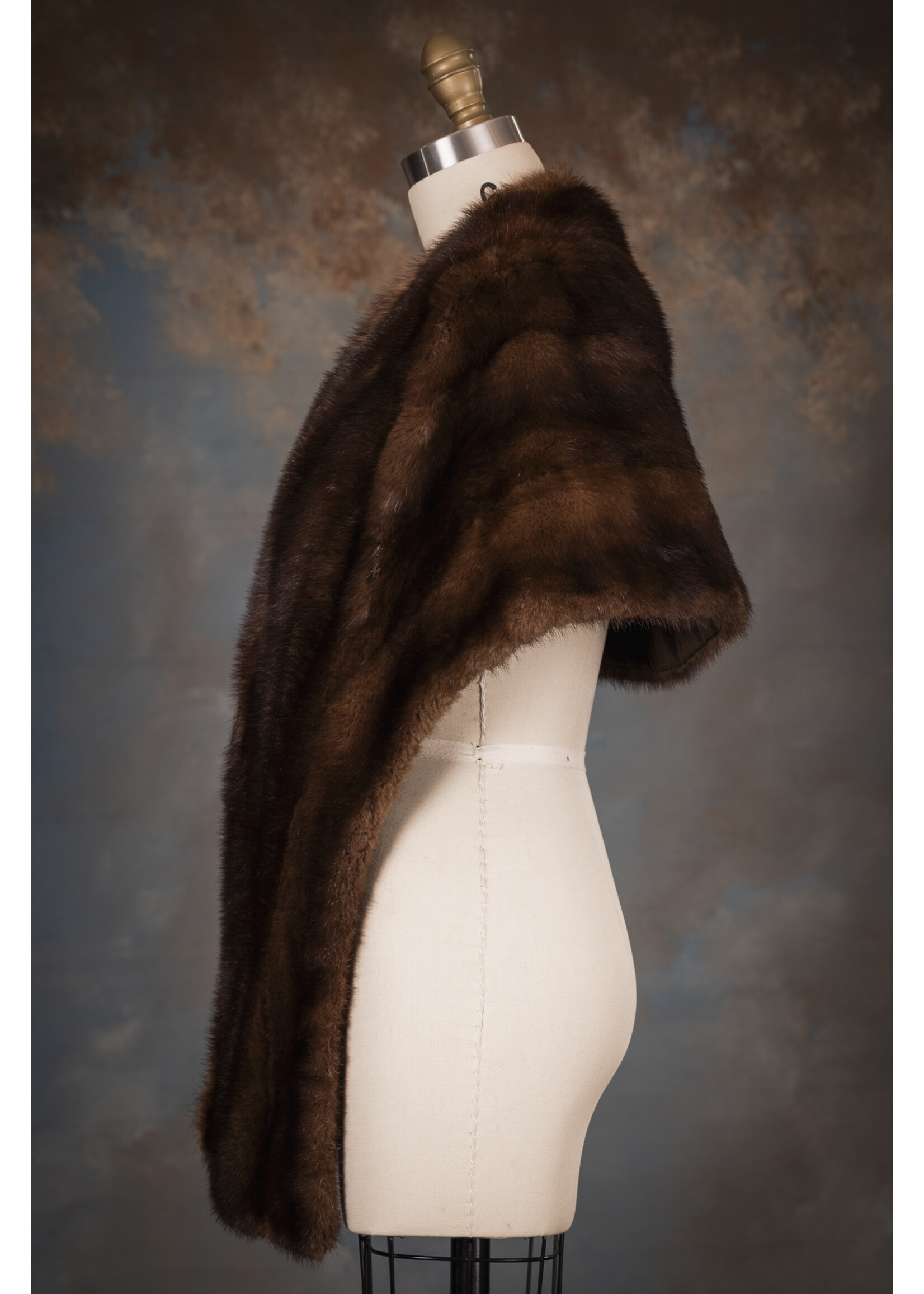 MAHOGANY MINK STOLE