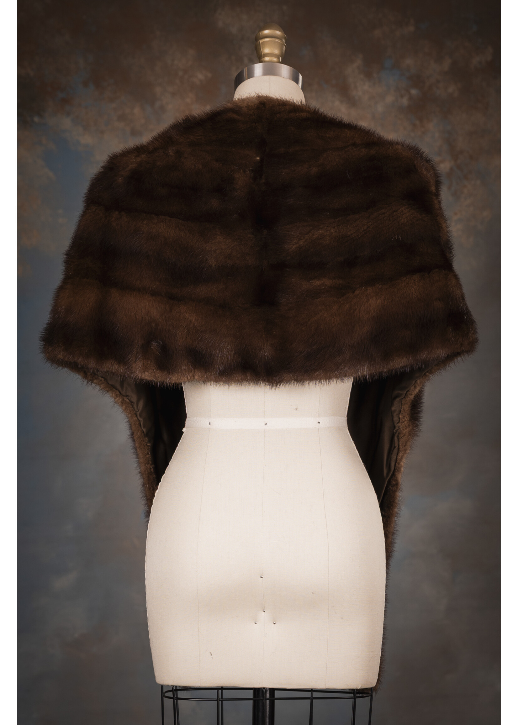 MAHOGANY MINK STOLE