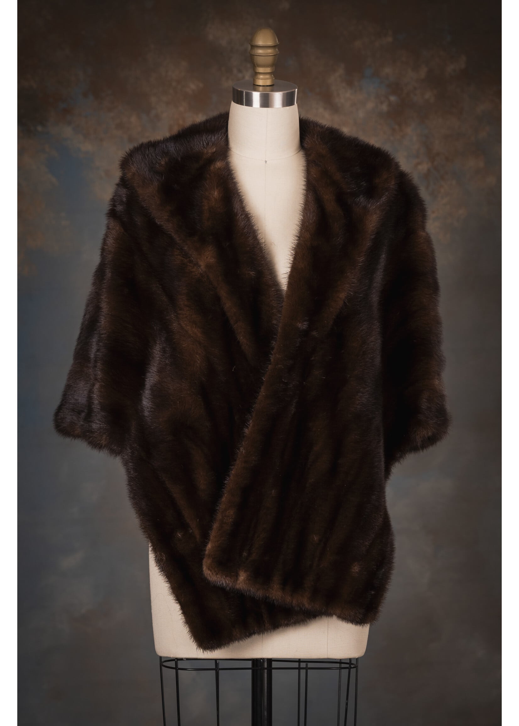 MAHOGANY MINK STOLE