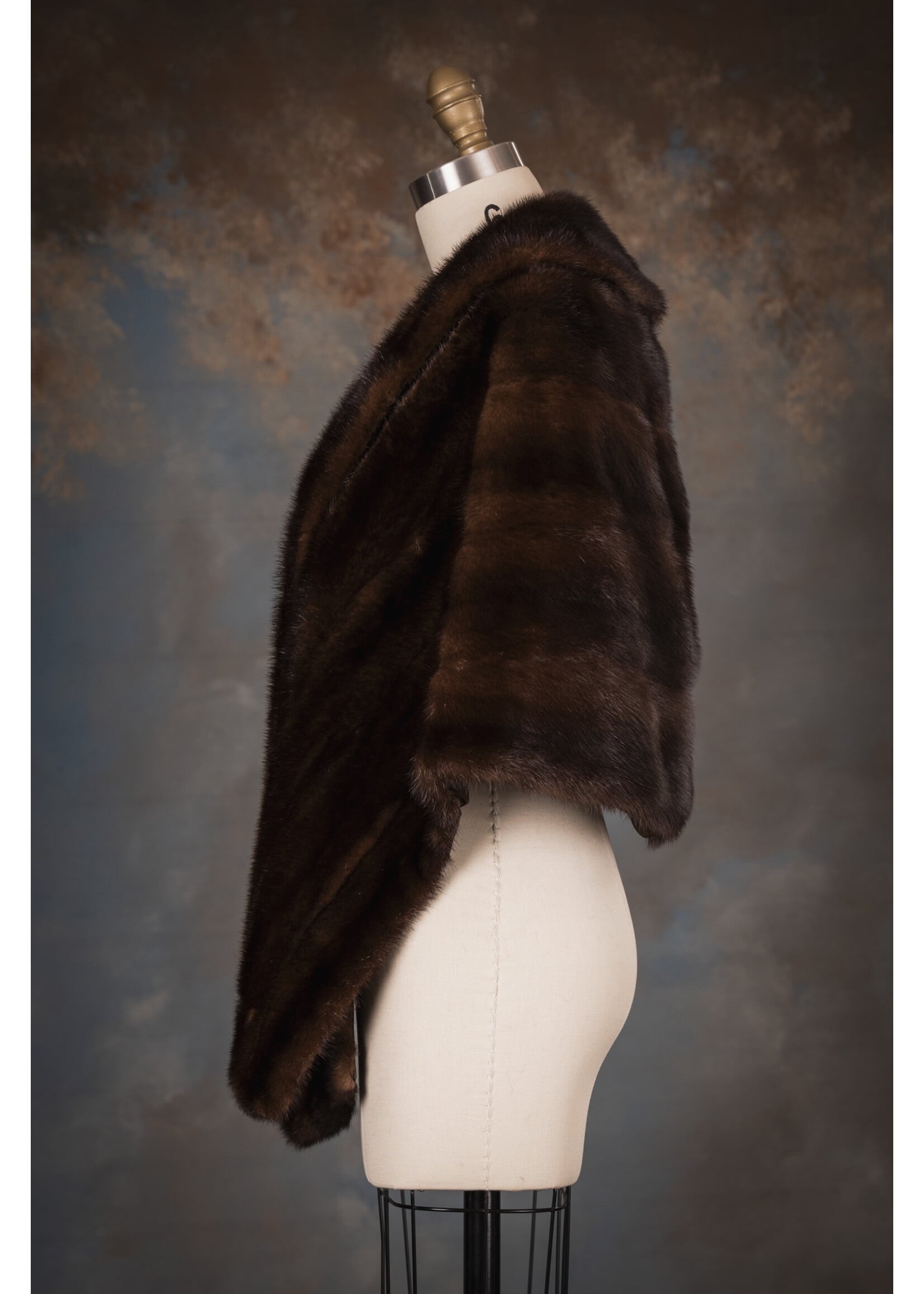 MAHOGANY MINK STOLE