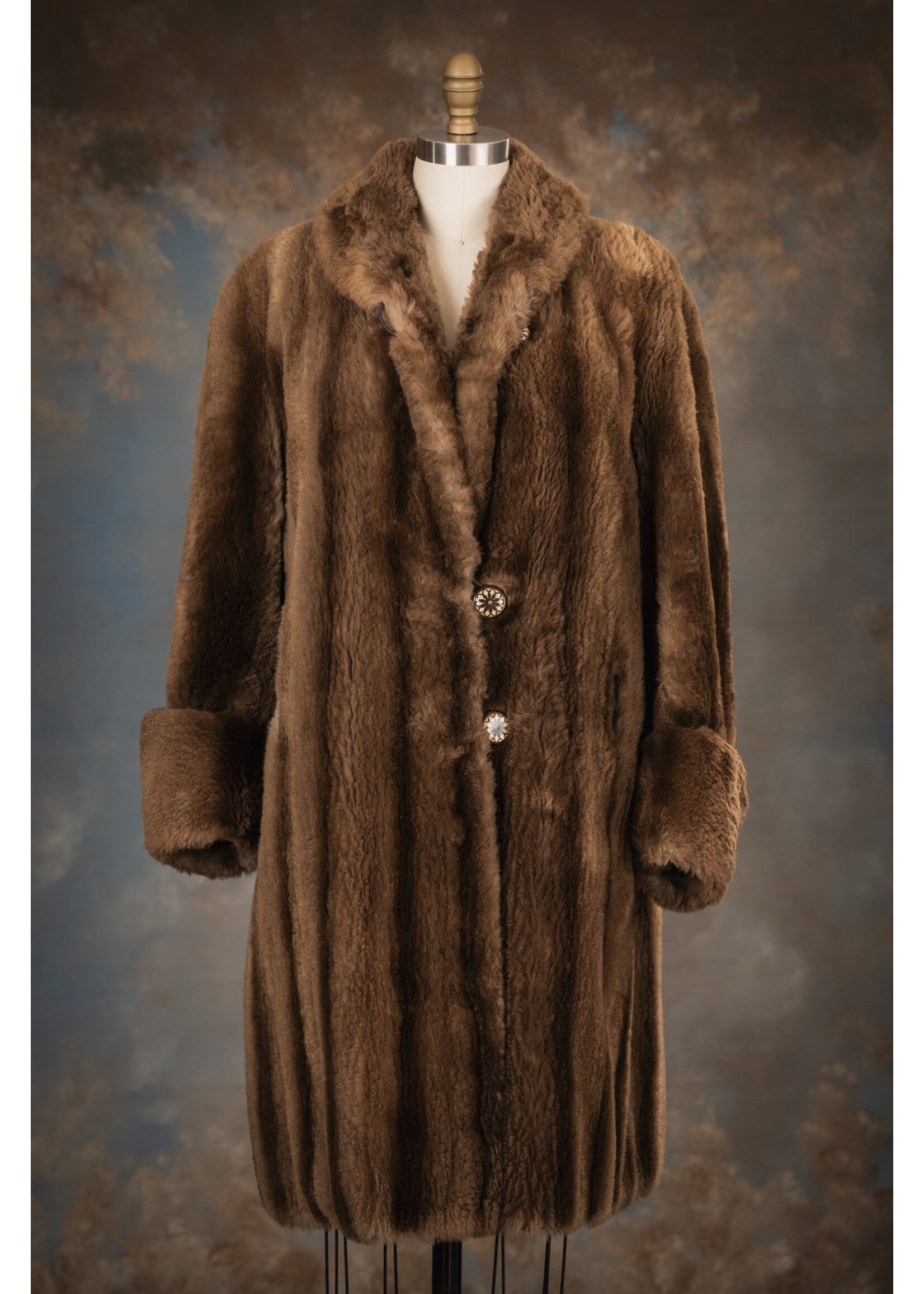 SHEARED RACCOON COAT