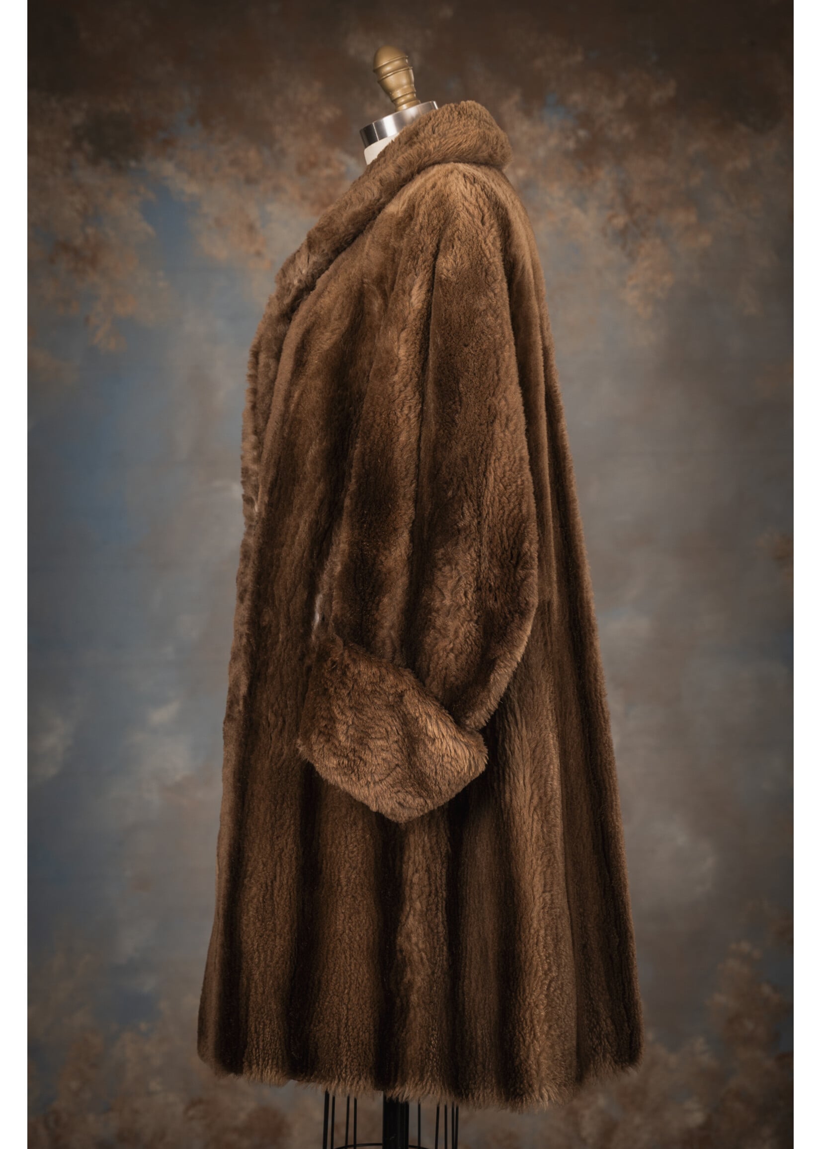 SHEARED RACCOON COAT