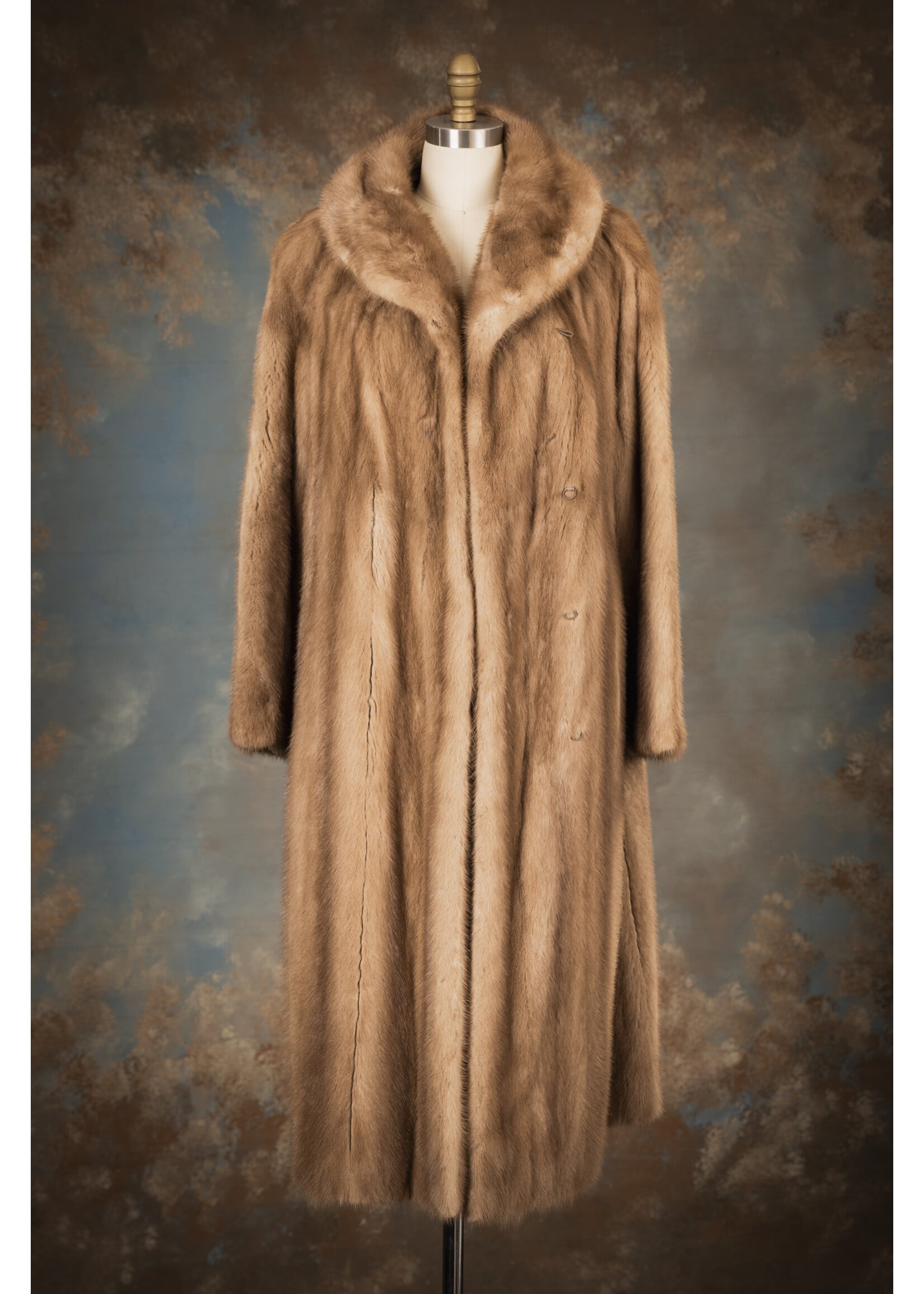 PASTEL MINK COAT 10-12