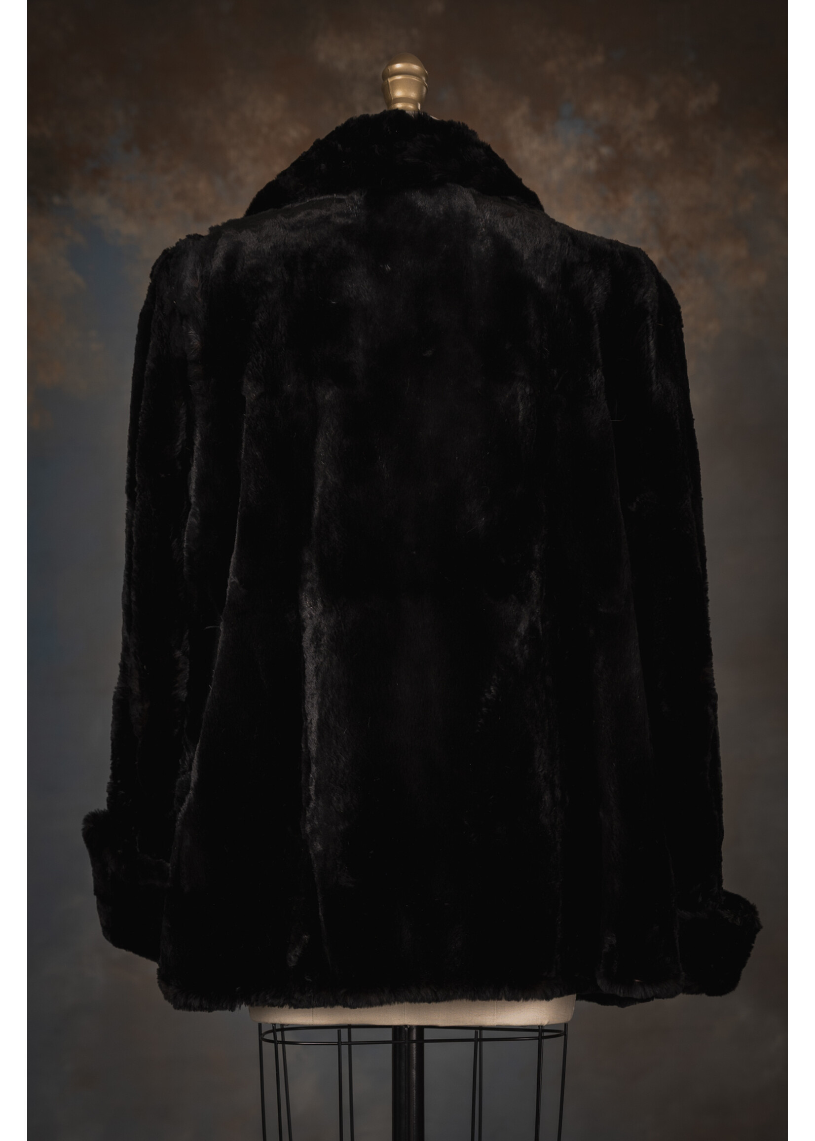 BLACK HUDSON SEAL JACKET 12-14