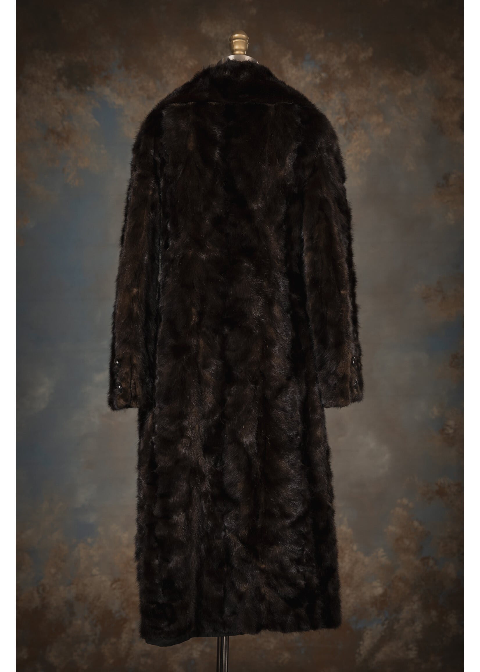 DARK RANCH MINK PIECES COAT 2-4