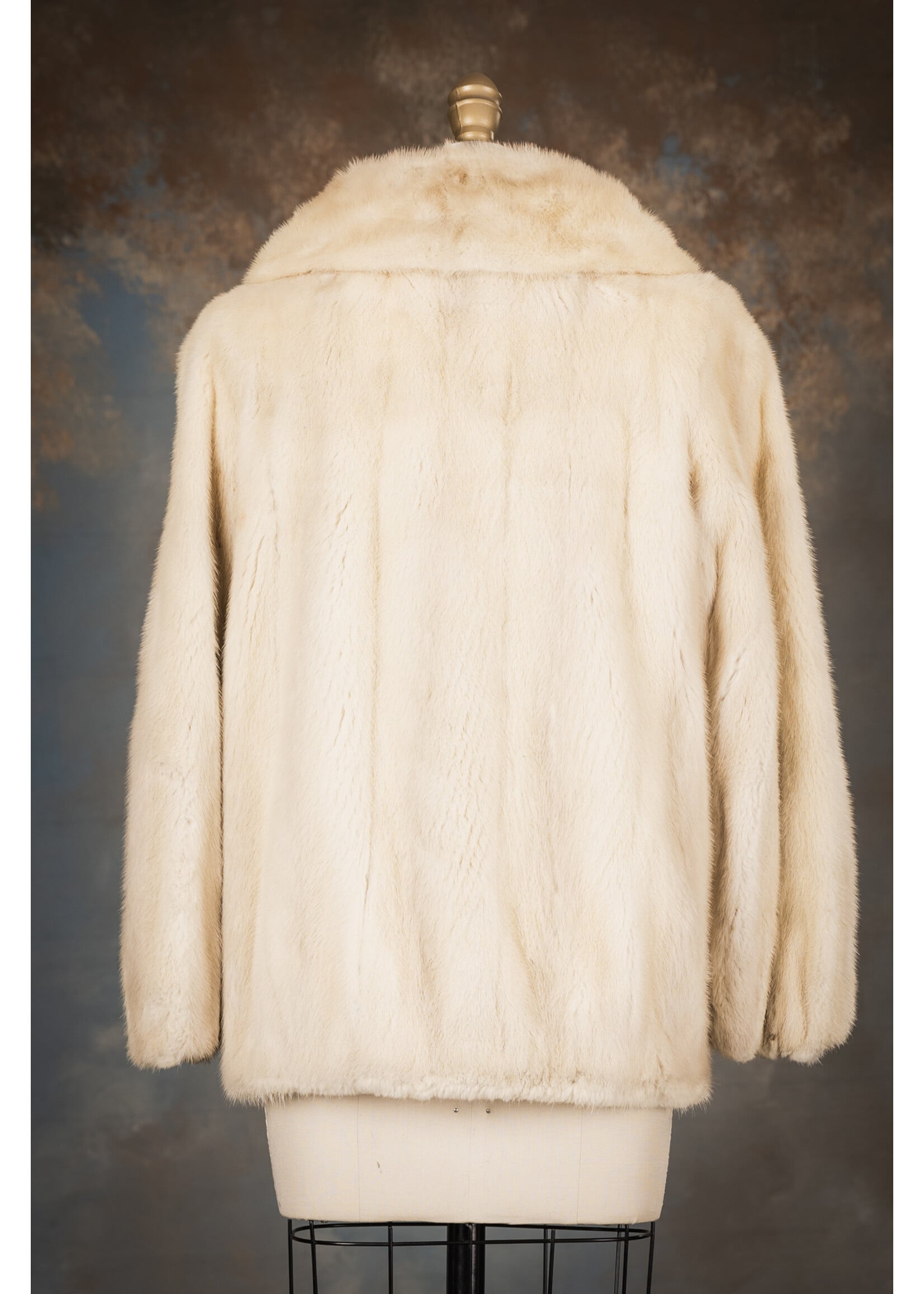 PEARL MINK ZIPPERED JACKET