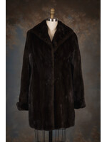 DARK MAHOGANY MINK CAR COAT 6