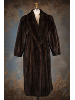 DARK MAHOGANY MINK COAT 8P