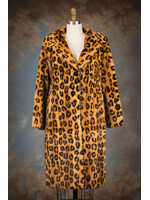 JAGUAR-PRINT MINK COAT
