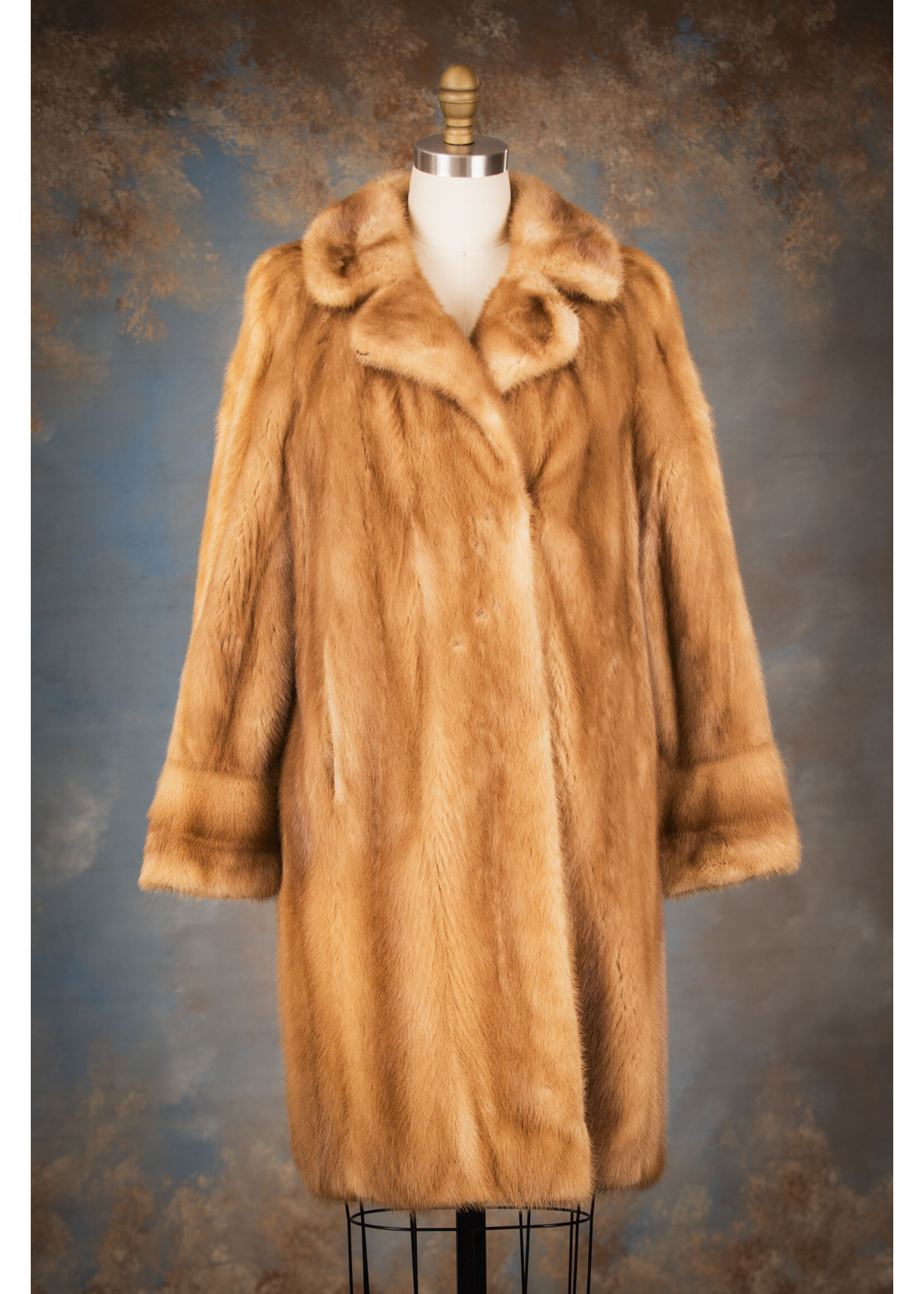 PASTEL MINK COAT 6-8