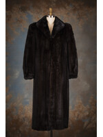 BLACK MINK COAT 8-10