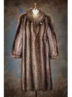 SILVER TIP RACCOON COAT