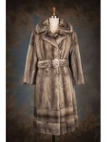 BLUE IRIS MINK TRENCH 4
