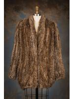KNIT MUSKRAT JACKET - NATURAL