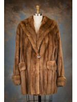 PASTEL-DYED MUSKRAT JACKET