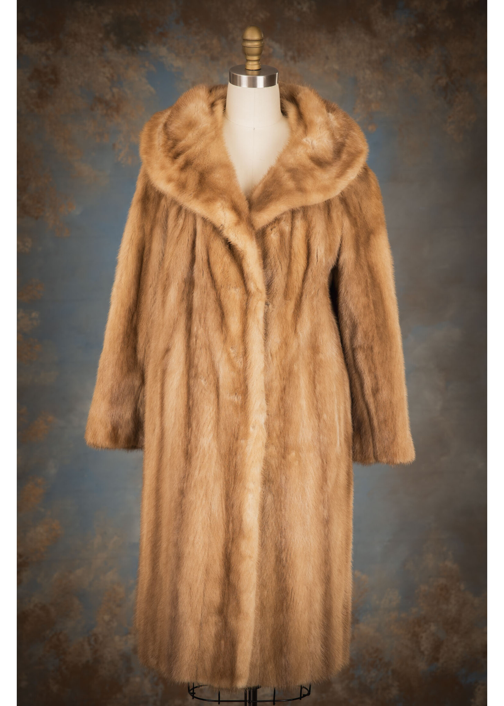 PASTEL MINK COAT 8-10