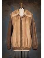 PASTEL MINK & SUEDE JACKET