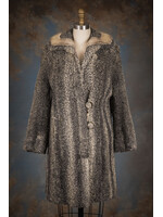 GREY PERSIAN LAMB CAR COAT