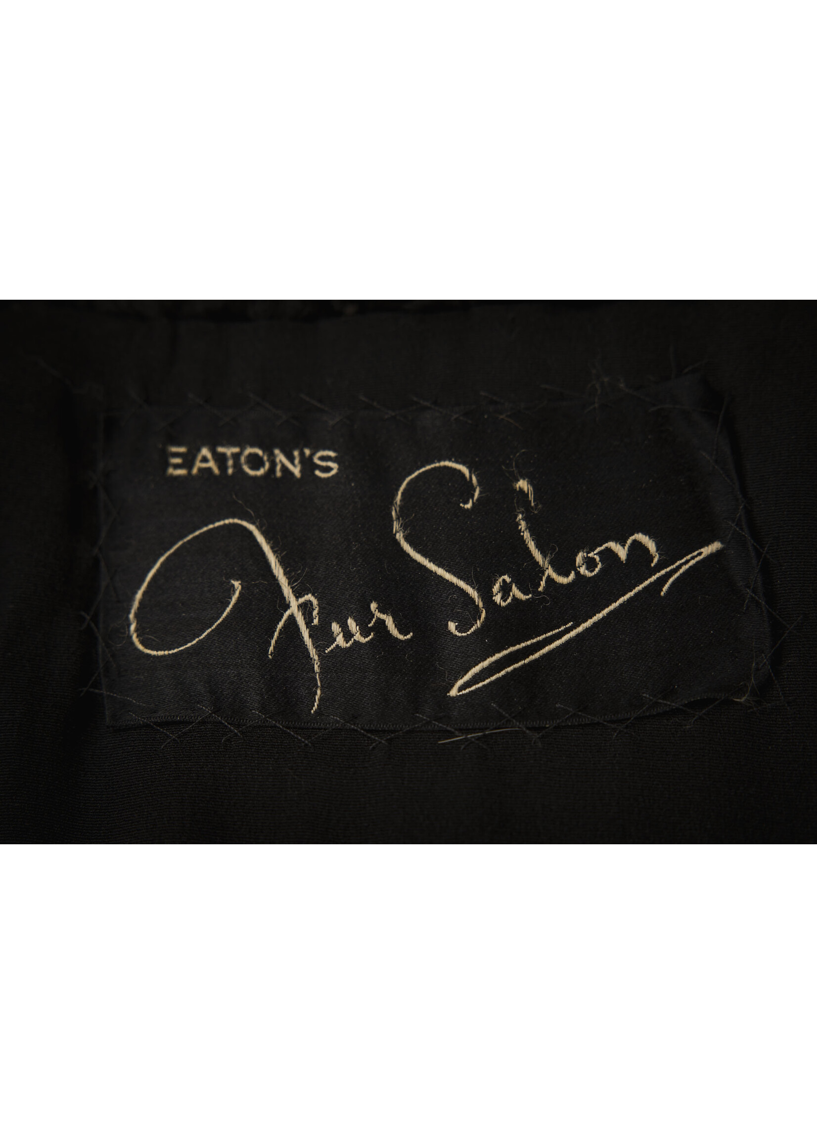 BLACK PERSIAN LAMB CAR COAT
