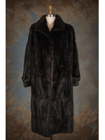 BLACK-DYED MUSKRAT COAT 8