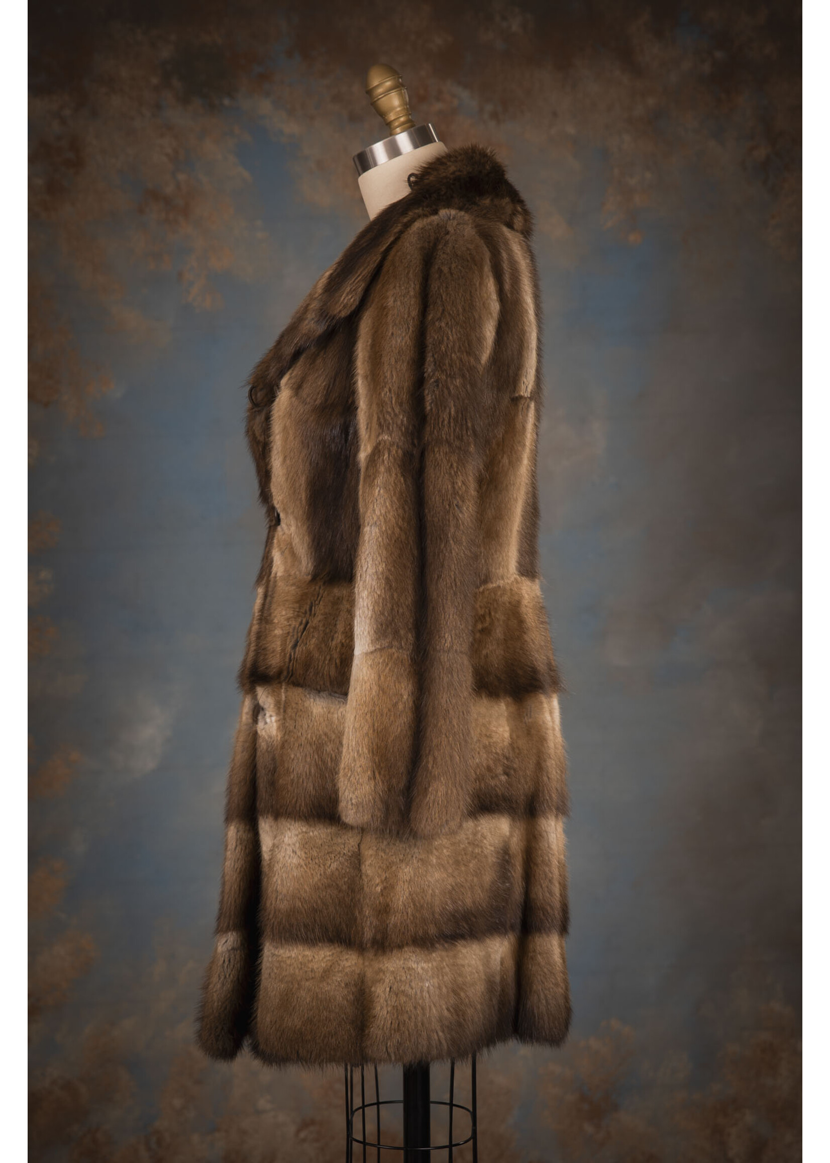 NATURAL MUSKRAT COAT 2