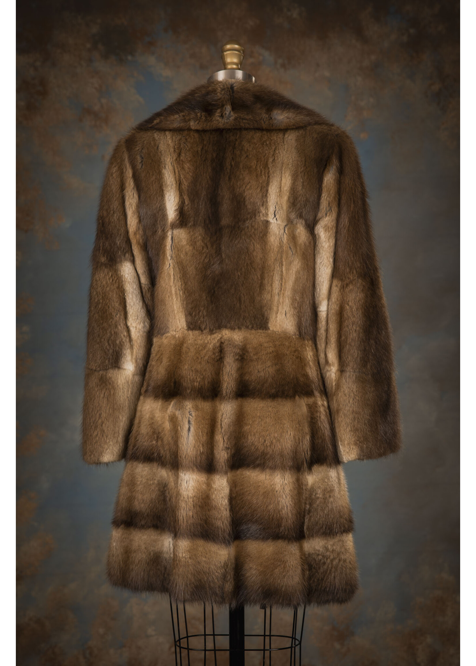 NATURAL MUSKRAT COAT 2