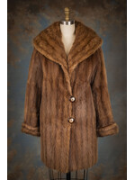 MINK-DYED MUSKRAT COAT 10