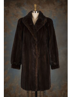 MAHOGANY MINK COAT 6-8