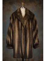 NATURAL MUSKRAT COAT 10-12