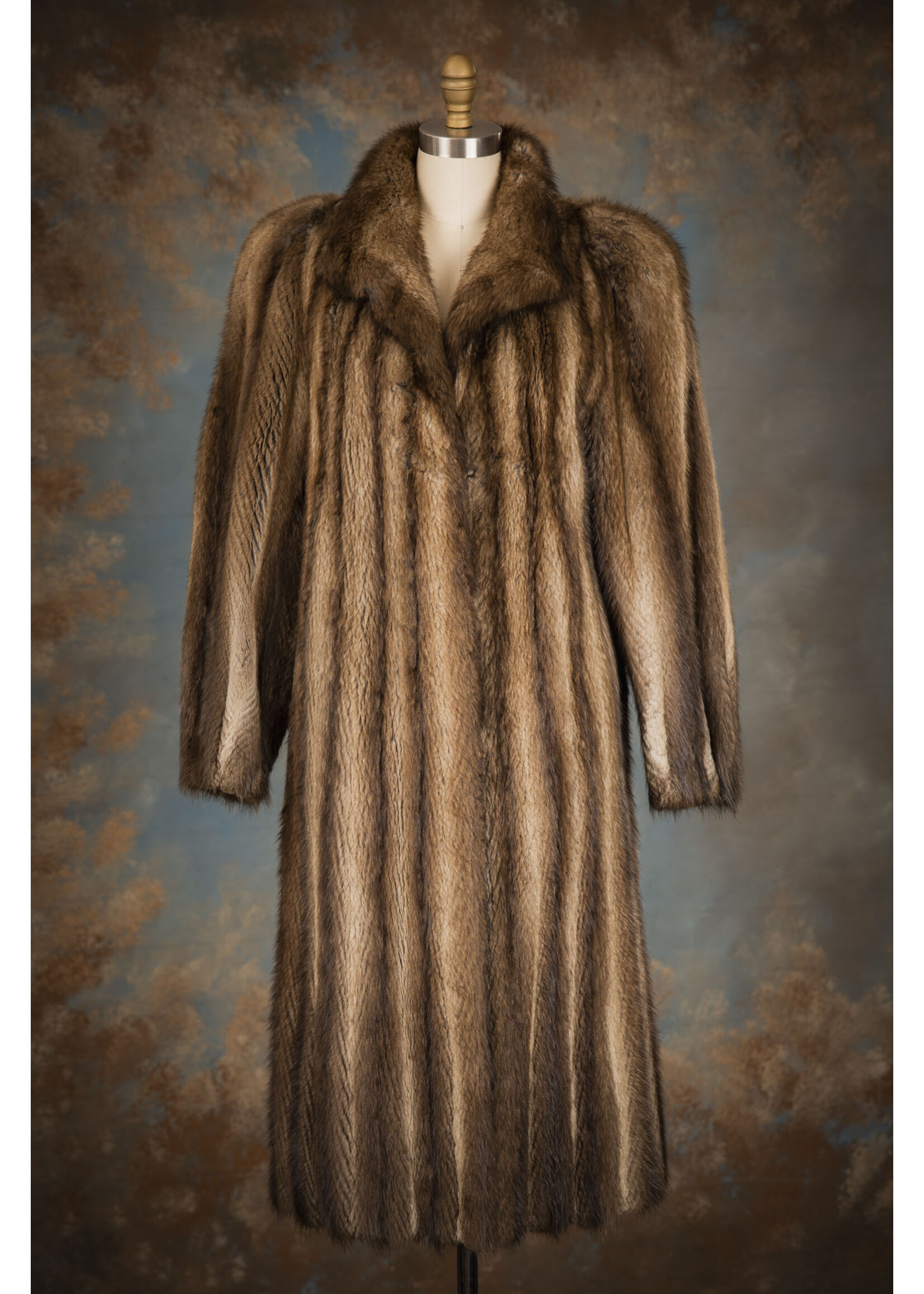 NATURAL MUSKRAT COAT 8