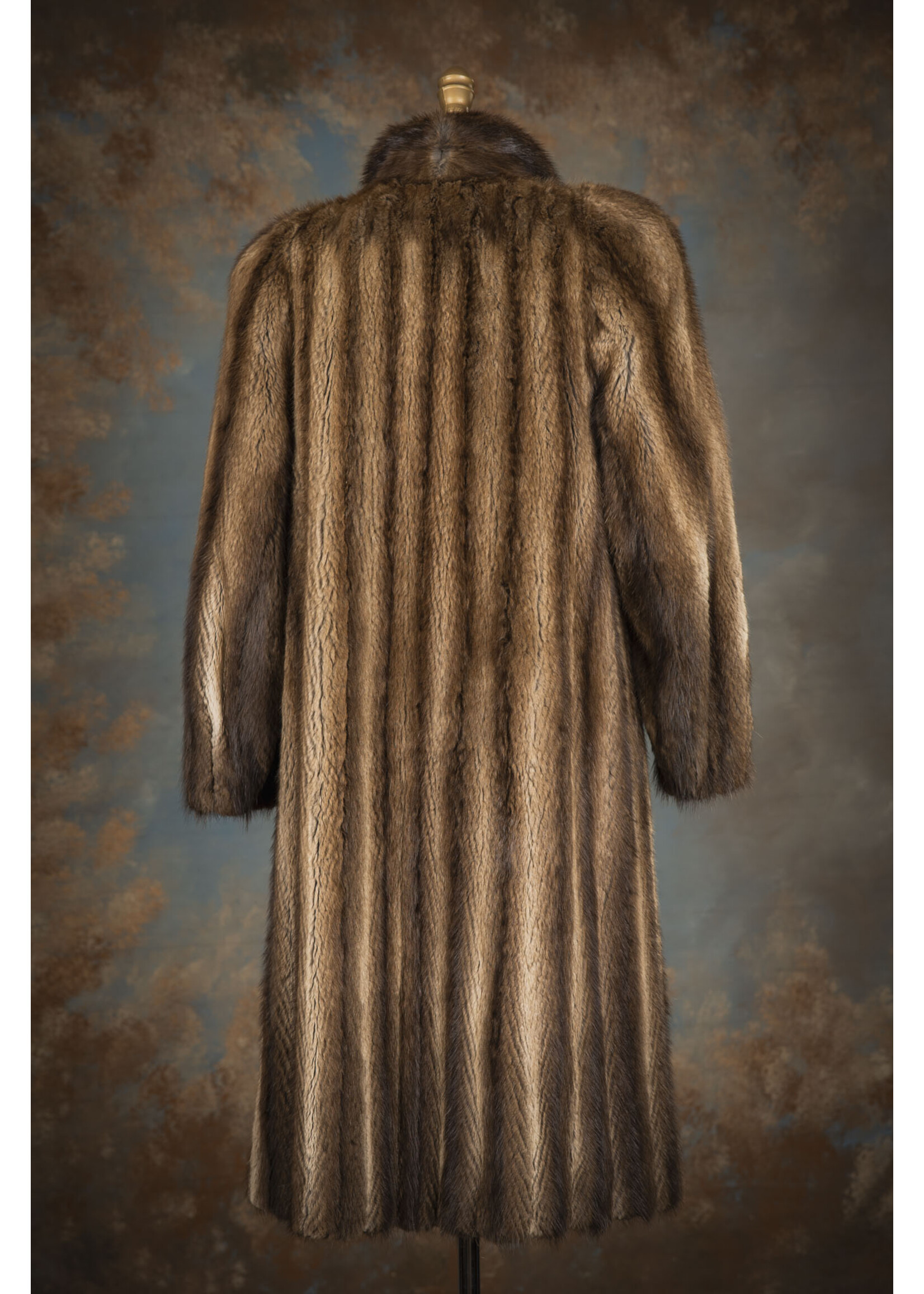 NATURAL MUSKRAT COAT 8