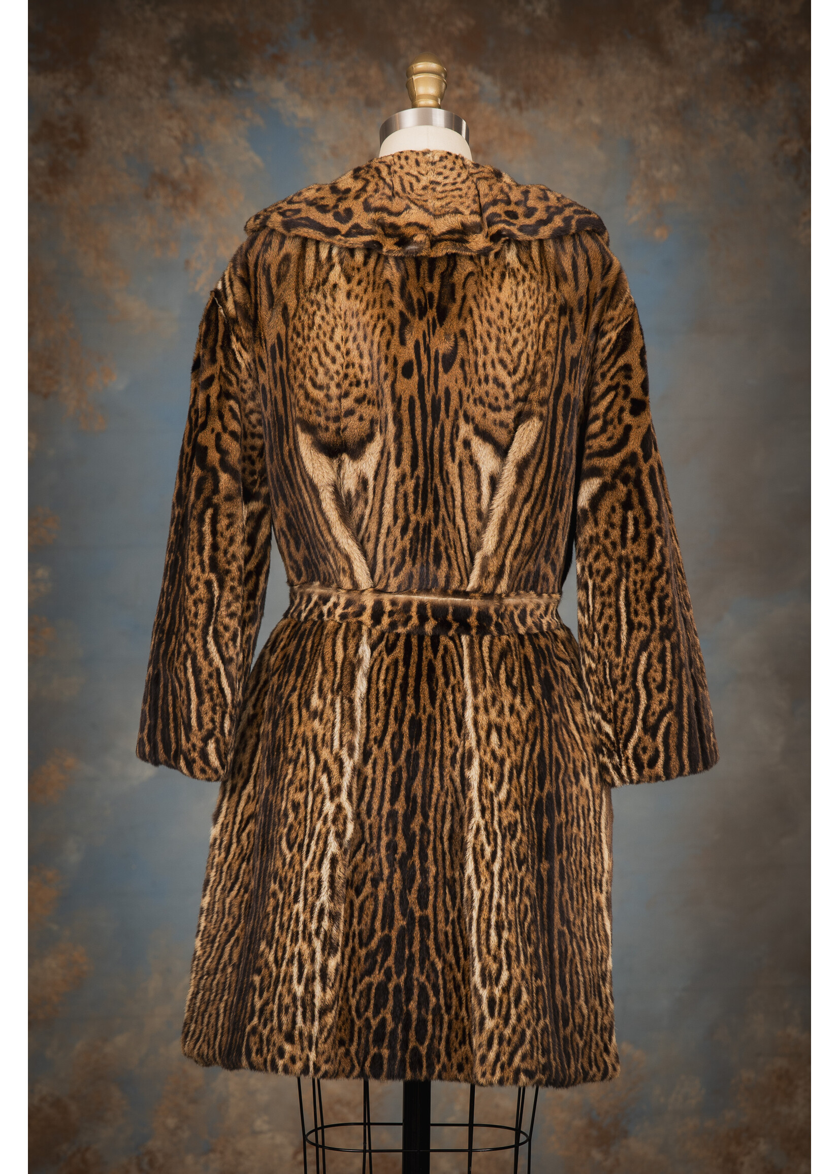 OCELOT COAT W. BELT 6