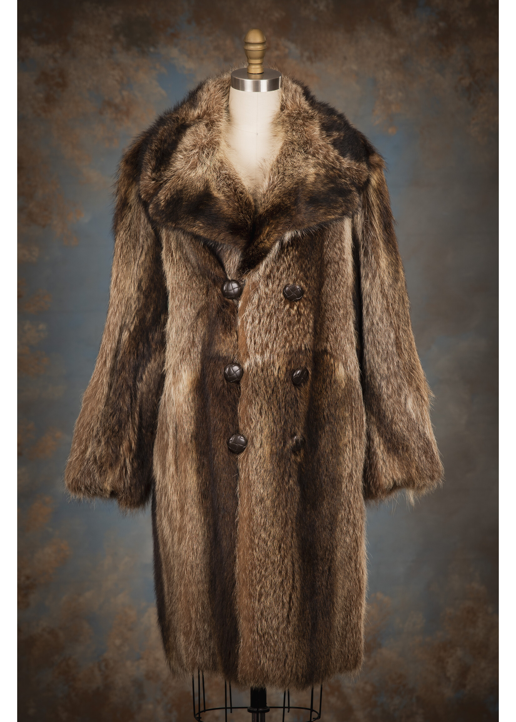 MEN'S RACCOON COAT