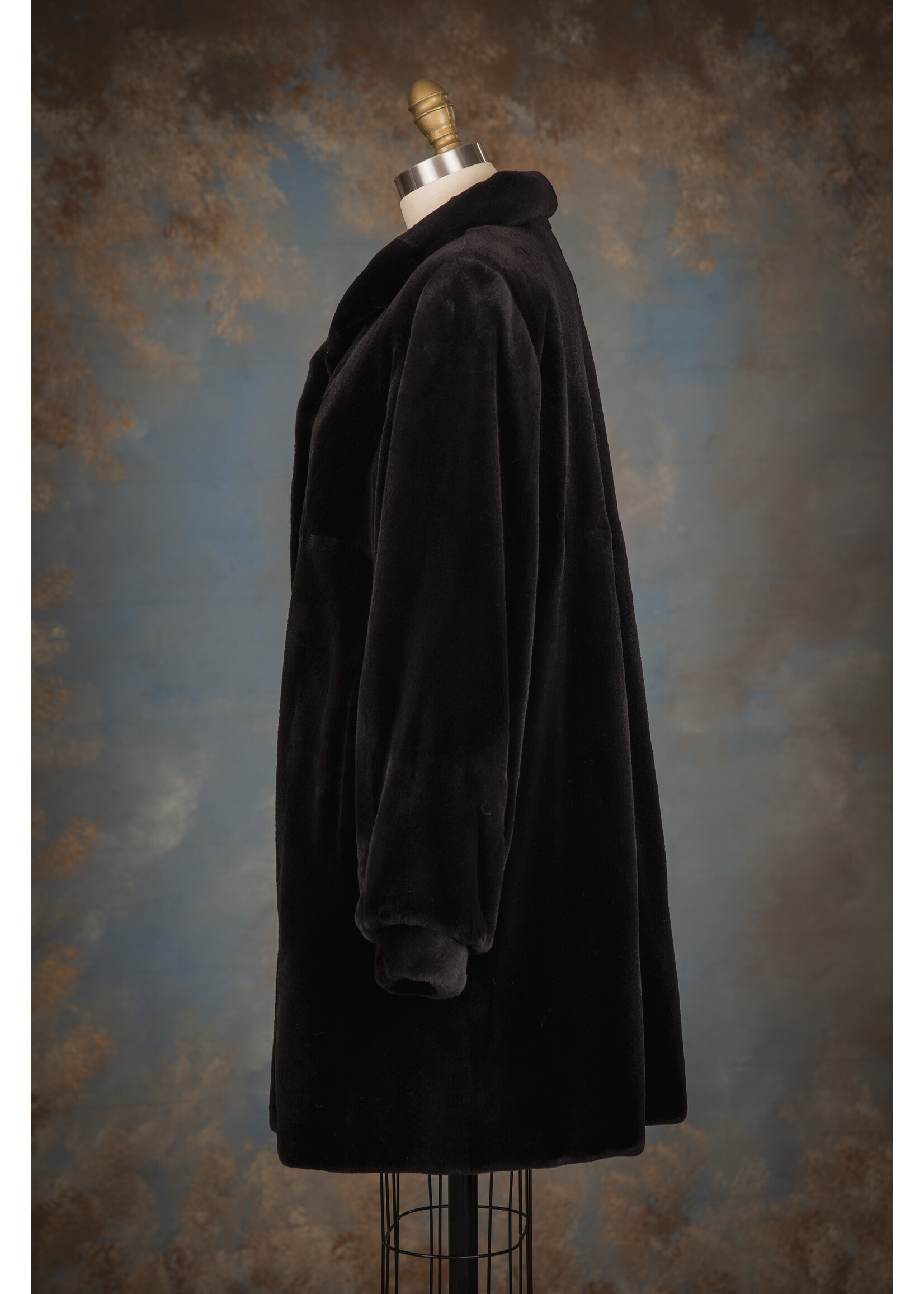 SH. BLACK MINK JACKET 8-10