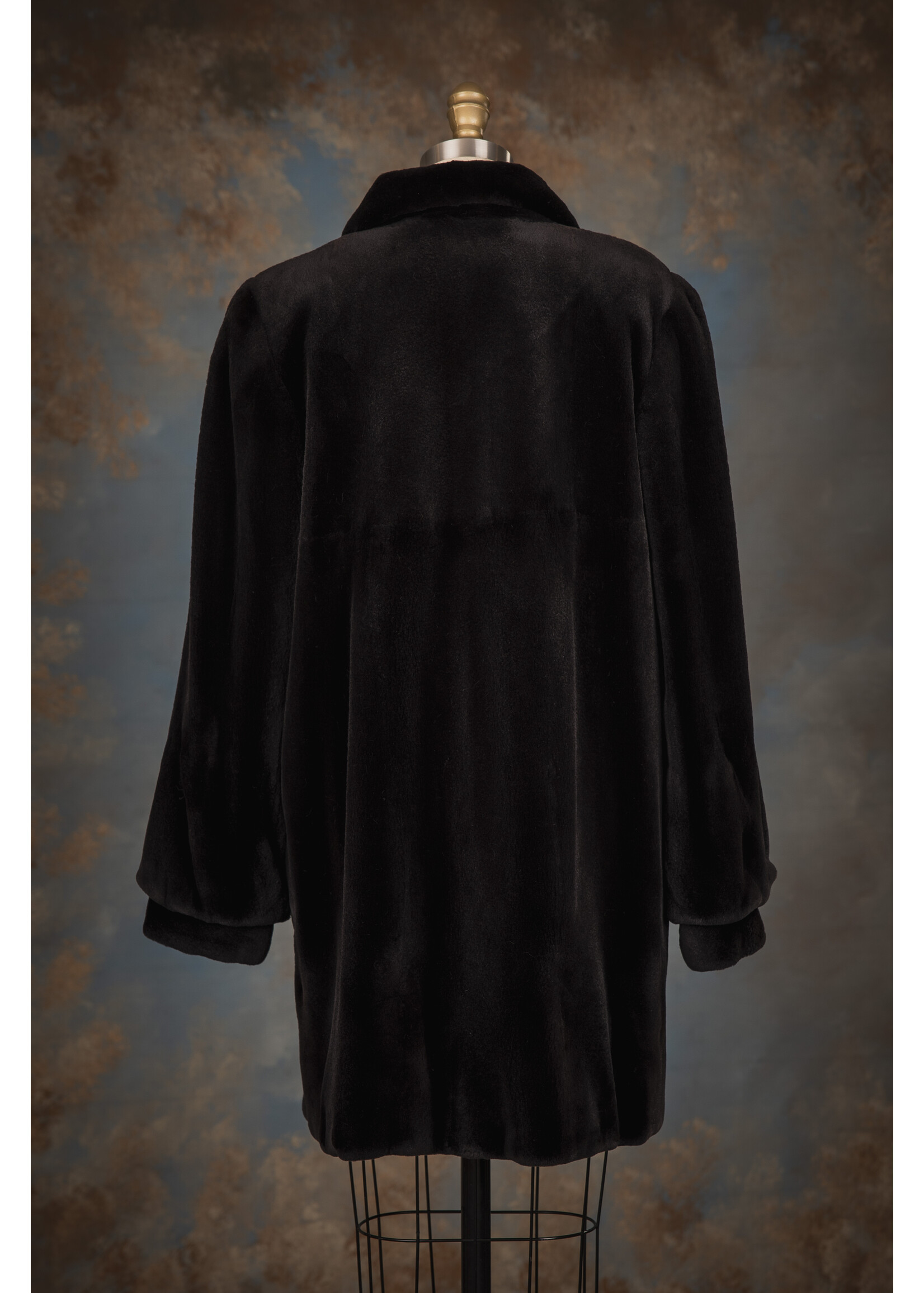 SH. BLACK MINK JACKET 8-10