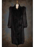 BLACK ALASKAN SEAL COAT W. FOX 6