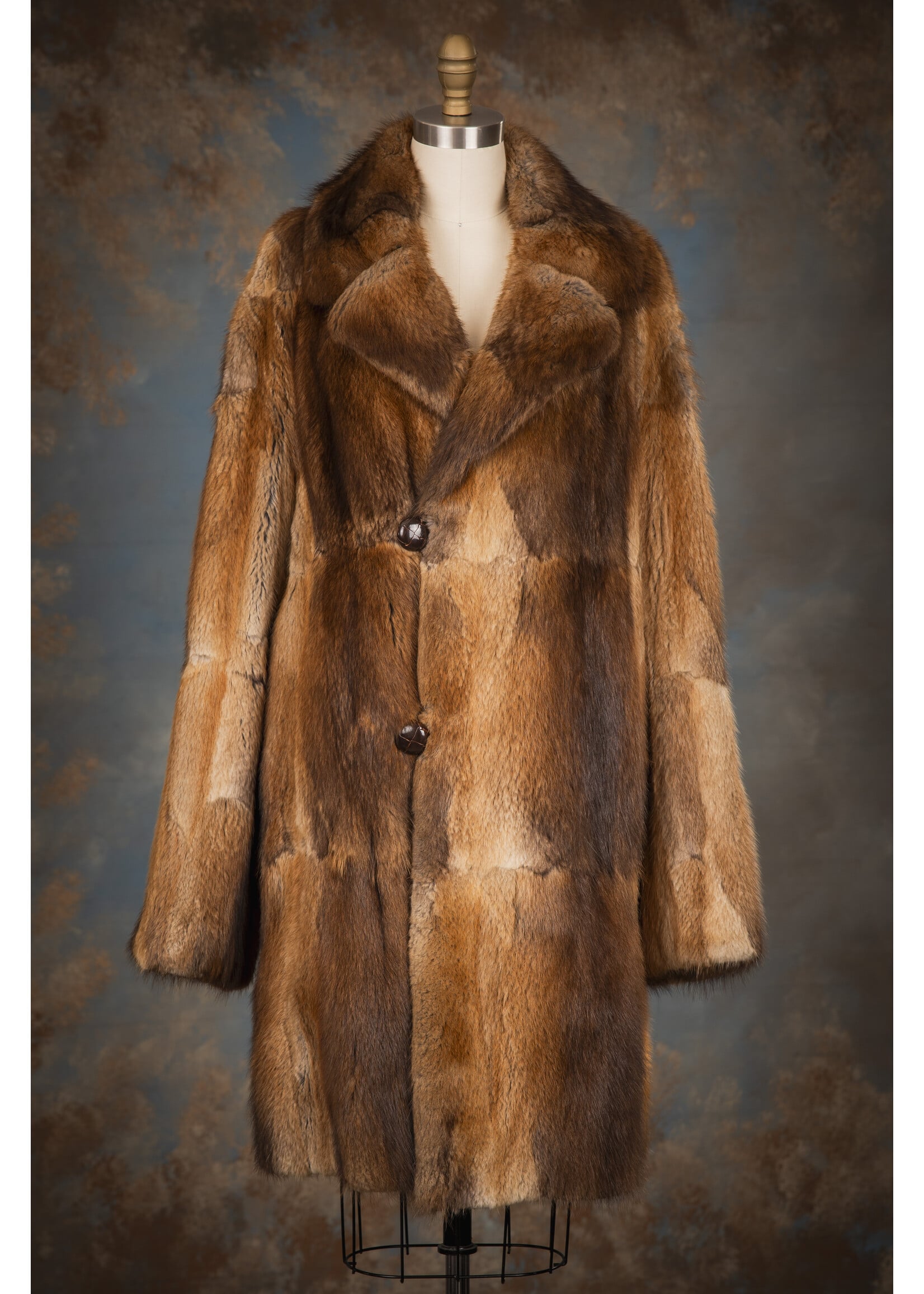 MEN'S MUSKRAT COAT 42